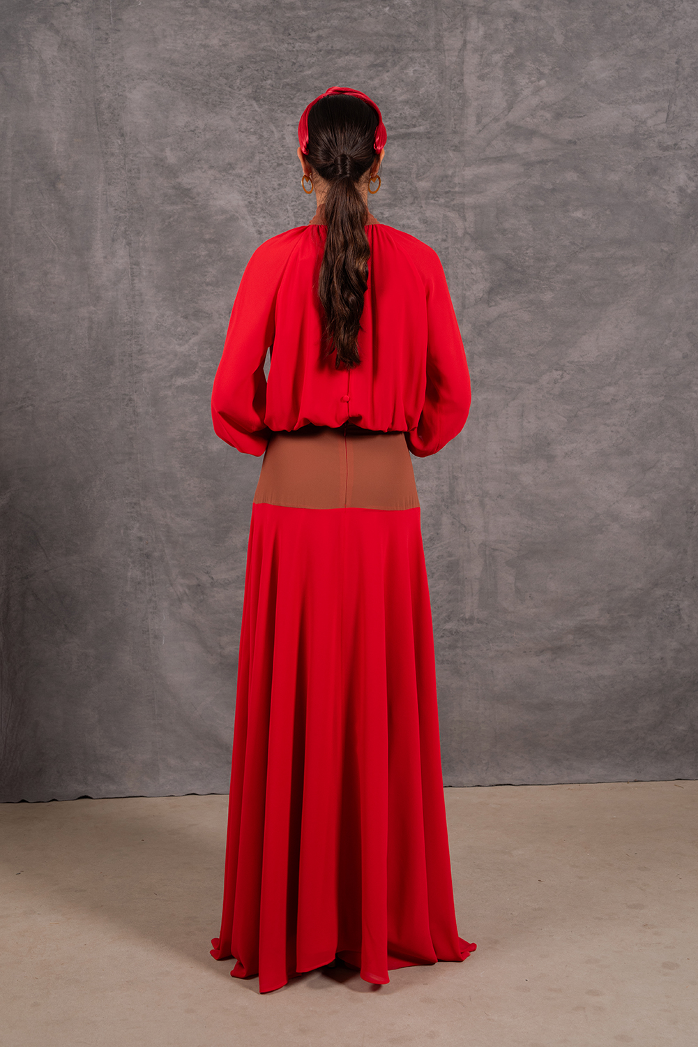 VESTIDO SARATE ROJO - Imagen 2