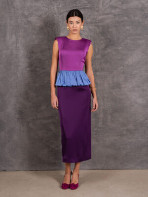 VESTIDO TRICOLOR ECLIPSE