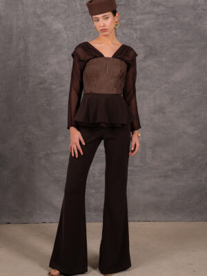 CONJUNTO OPERA MARRÓN