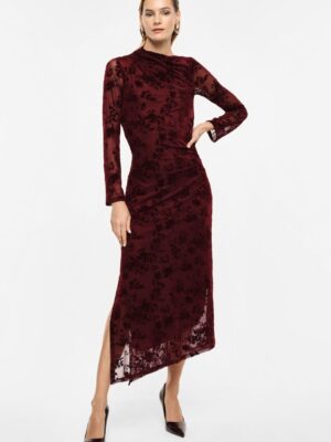VESTIDO FLORAL ATERCIOPELADO